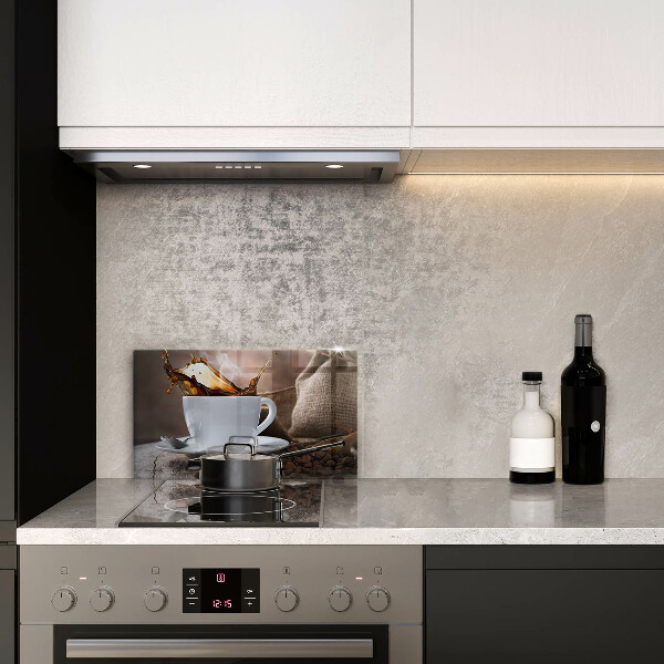 Protection plaque induction Tasse et grains de café