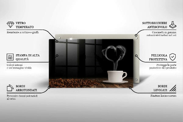 Protection plaque induction Coeur de tasse à café