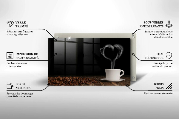 Protection plaque induction Coeur de tasse à café