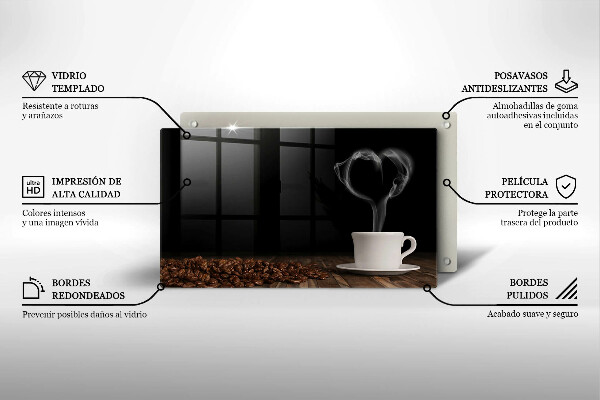 Protection plaque induction Coeur de tasse à café