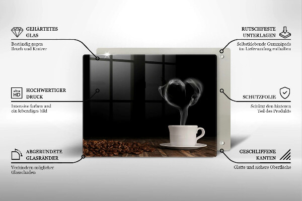 Protection plaque induction Coeur de tasse à café