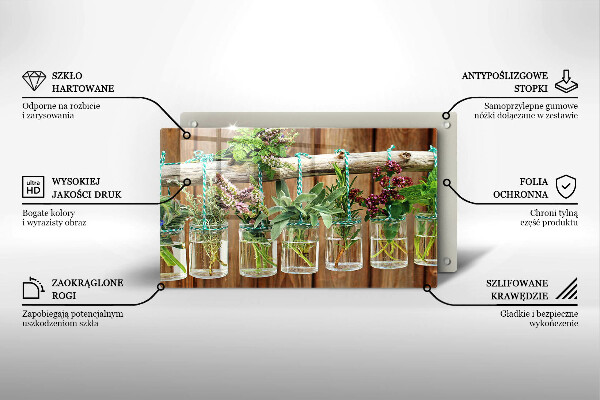 Protection plaque induction Plantes aromatiques vintage