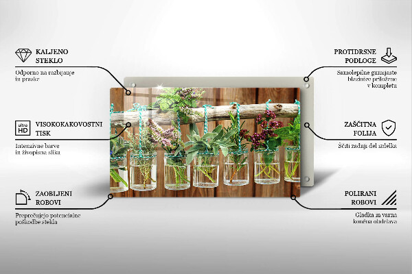 Protection plaque induction Plantes aromatiques vintage