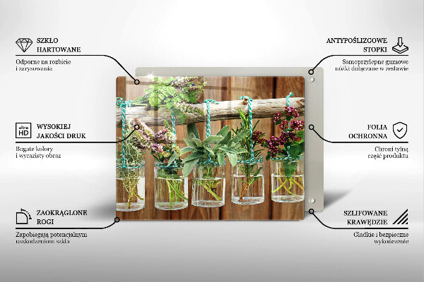 Protection plaque induction Plantes aromatiques vintage