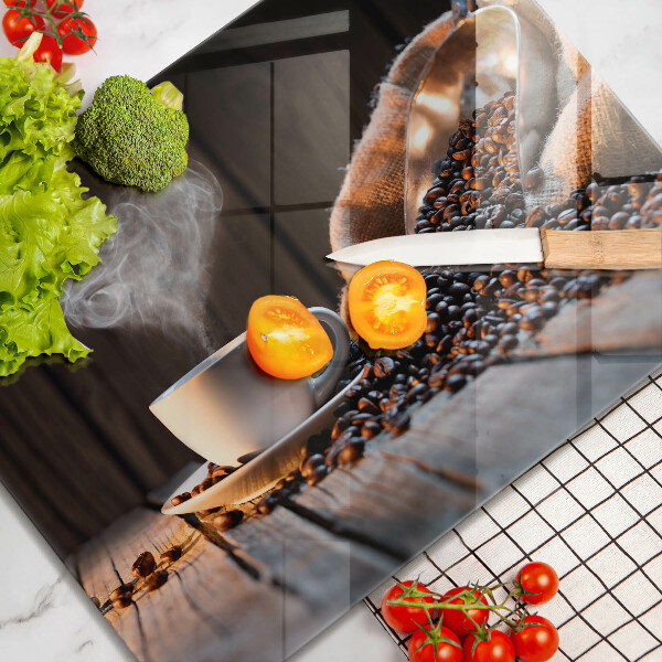 Protection plaque induction Tasse à café et coeur