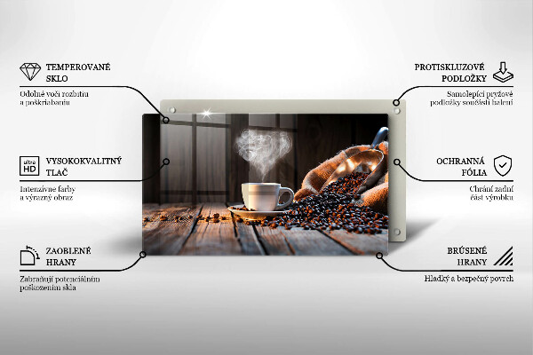 Protection plaque induction Tasse à café et coeur