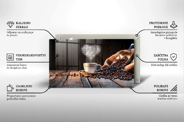 Protection plaque induction Tasse à café et coeur