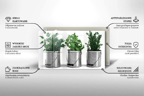 Protection plaque induction Pots de plantes aromatiques