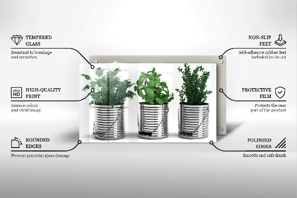 Protection plaque induction Pots de plantes aromatiques
