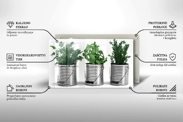 Protection plaque induction Pots de plantes aromatiques
