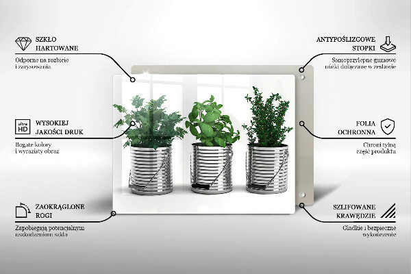 Protection plaque induction Pots de plantes aromatiques