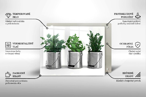 Protection plaque induction Pots de plantes aromatiques