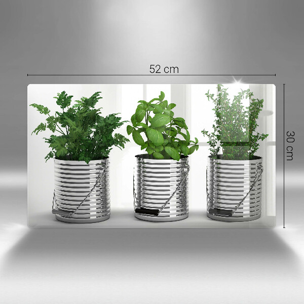 Protection plaque induction Pots de plantes aromatiques