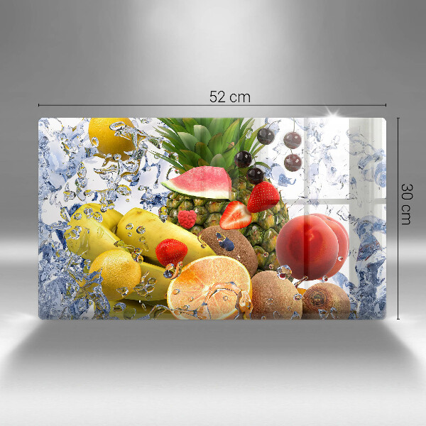 Protection plaque induction Fruits juteux et eau