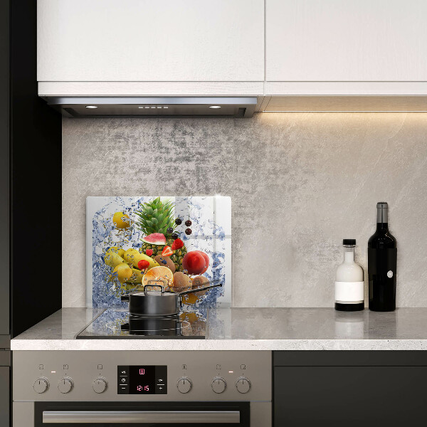 Protection plaque induction Fruits juteux et eau