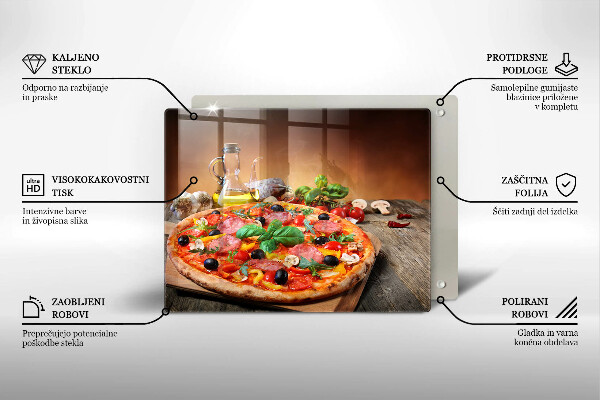 Protection plaque induction Pizza italienne