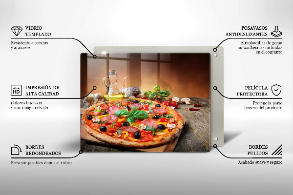 Protection plaque induction Pizza italienne