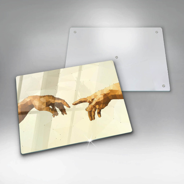 Protection plaque induction Création des mains d'Adam