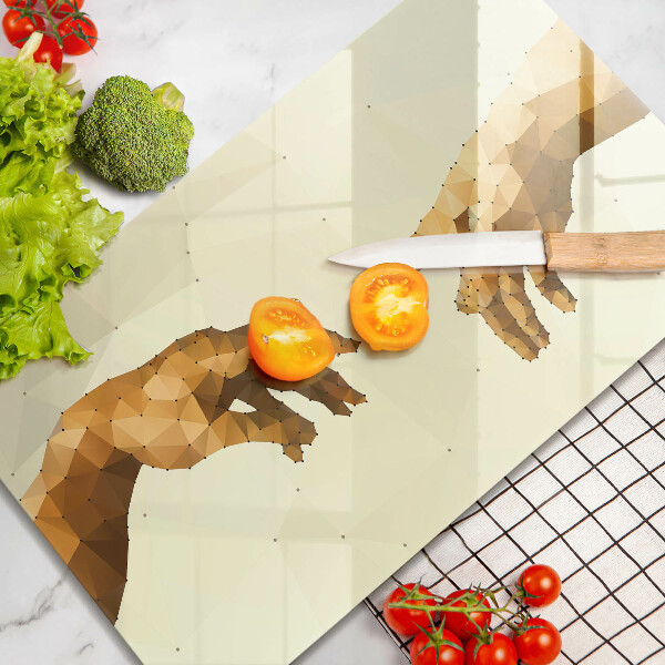 Protection plaque induction Création des mains d'Adam