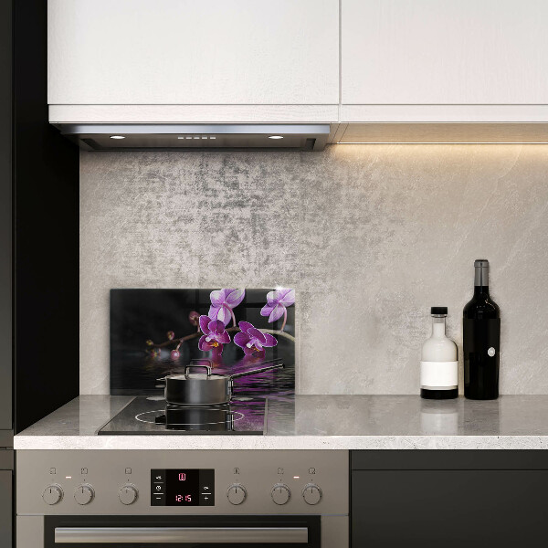 Protection plaque induction Eau zen d'orchidée