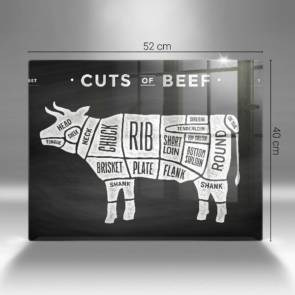 Protection plaque induction Bœuf à la viande de vache