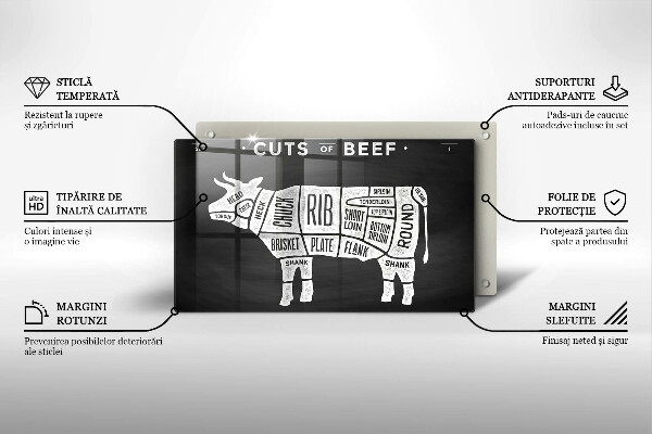 Protection plaque induction Bœuf à la viande de vache