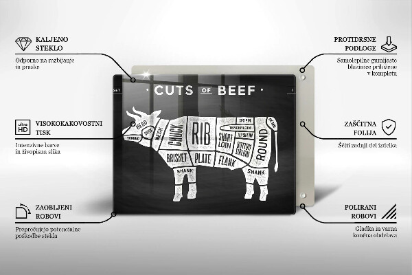 Protection plaque induction Bœuf à la viande de vache