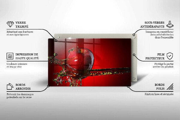 Protection plaque induction Pommes dans l'eau