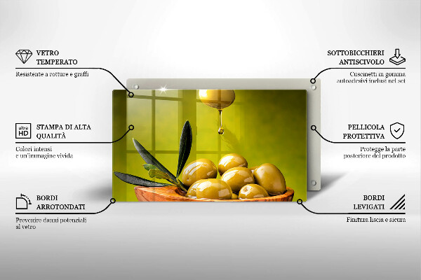 Protection plaque induction Olives savoureuses
