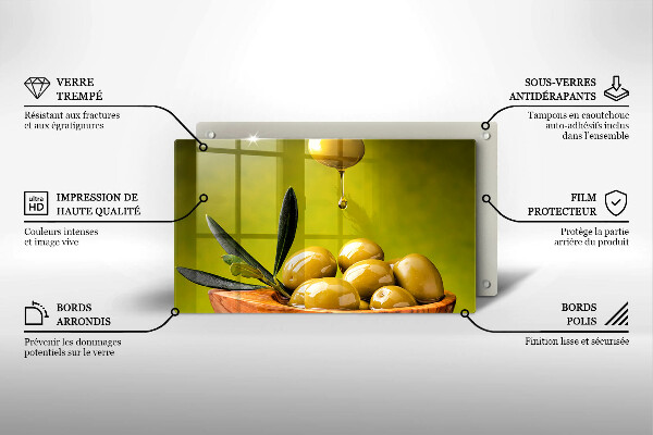 Protection plaque induction Olives savoureuses