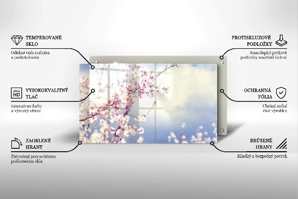 Protection plaque induction Arbre en fleurs