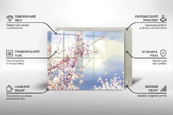 Protection plaque induction Arbre en fleurs