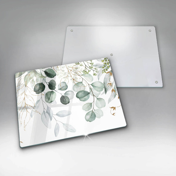 Protection plaque induction Plantes peintes