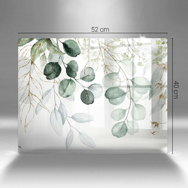 Protection plaque induction Plantes peintes