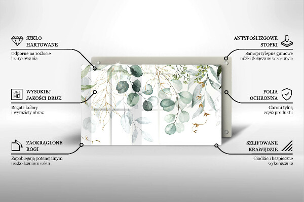 Protection plaque induction Plantes peintes