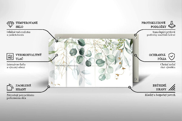 Protection plaque induction Plantes peintes