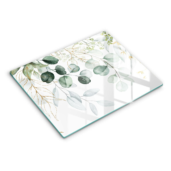 Protection plaque induction Plantes peintes