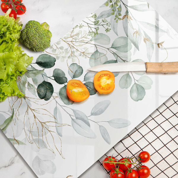 Protection plaque induction Plantes peintes