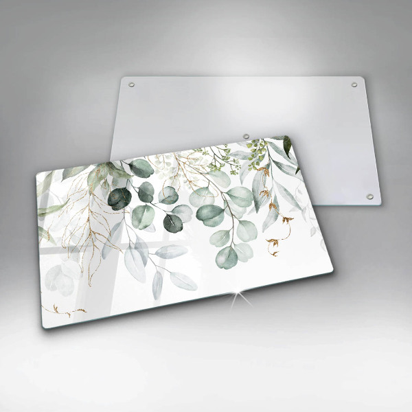 Protection plaque induction Plantes peintes