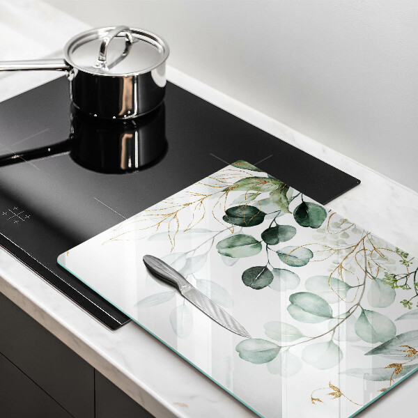 Protection plaque induction Plantes peintes