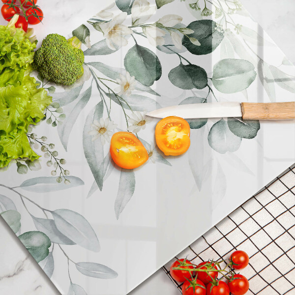 Protection plaque induction Plantes aquarelles