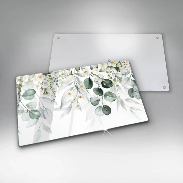 Protection plaque induction Plantes aquarelles