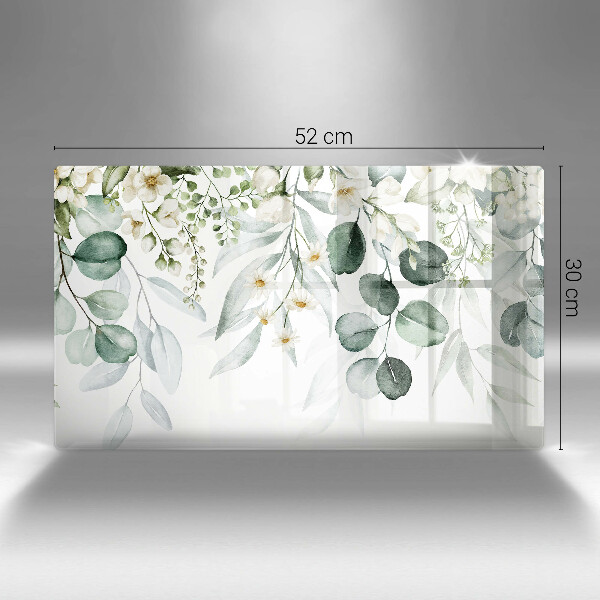 Protection plaque induction Plantes aquarelles