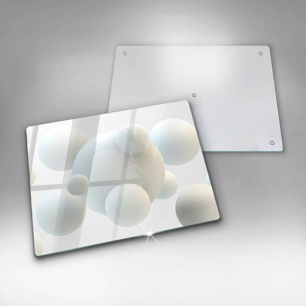 Protection plaque induction Boules 3D modernes