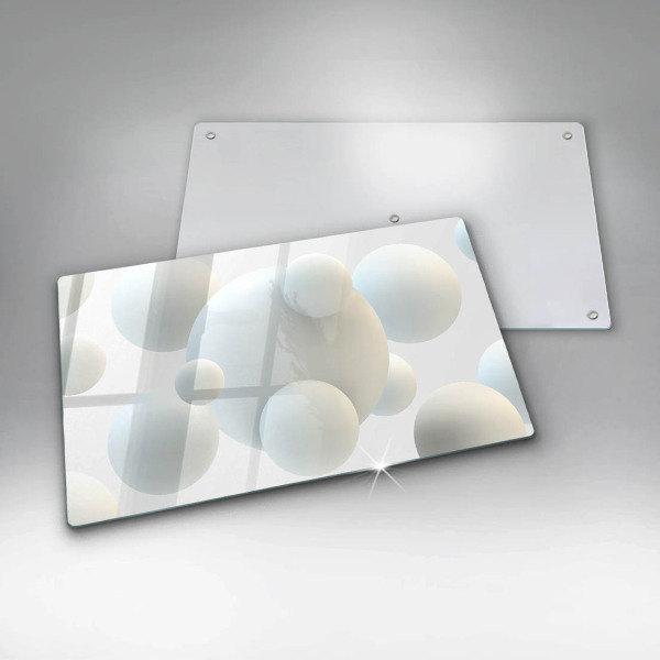 Protection plaque induction Boules 3D modernes