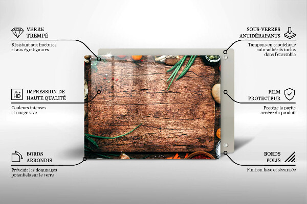 Protection plaque induction Planche de cuisine en bois