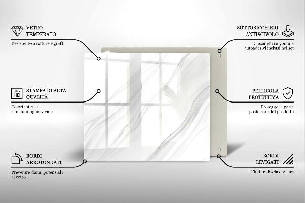 Protection plaque induction Marbre délicat