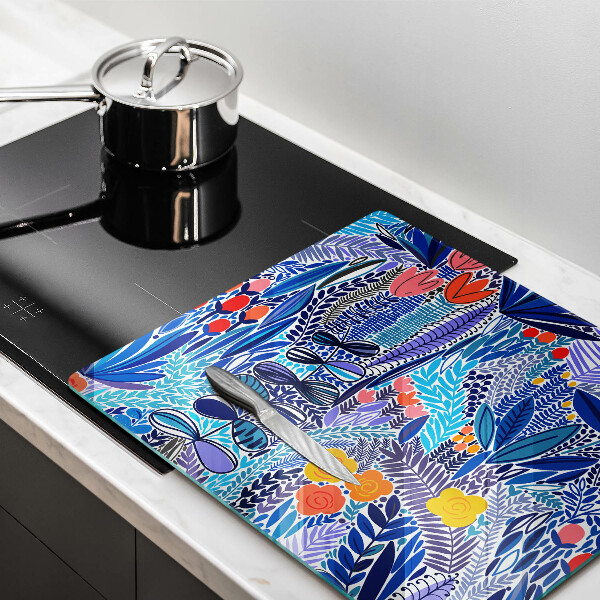 Protection plaque induction Prairie peinte