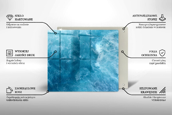 Protection plaque induction L'eau bleue