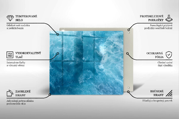 Protection plaque induction L'eau bleue